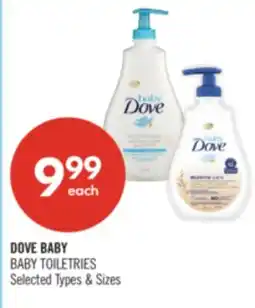 Shoppers Drug Mart DOVE BABY BABY TOILETRIES offer