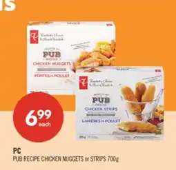 Shoppers Drug Mart PC PUB RECIPE CHICKEN NUGGETS or STRIPS offer