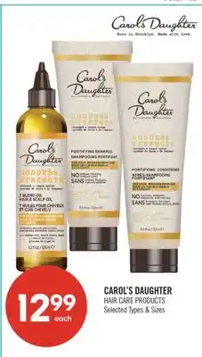 Shoppers Drug Mart CAROL'S DAUGHTER HAIR CARE PRODUCTS offer