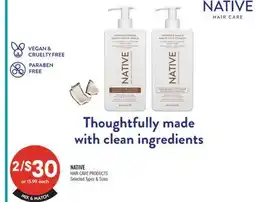 Shoppers Drug Mart NATIVE HAIR CARE PRODUCTS offer