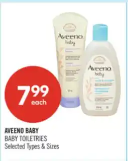 Shoppers Drug Mart AVEENO BABY TOILETRIES offer