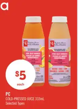 Shoppers Drug Mart PC COLD-PRESSED JUICE offer