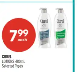 Shoppers Drug Mart CUREL LOTIONS offer
