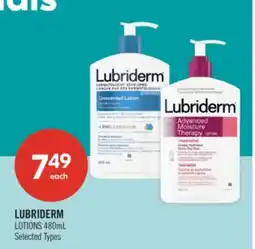 Shoppers Drug Mart LUBRIDERM LOTIONS offer