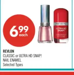 Shoppers Drug Mart REVLON CLASSIC or ULTRA HD SNAP! NAIL ENAMEL offer