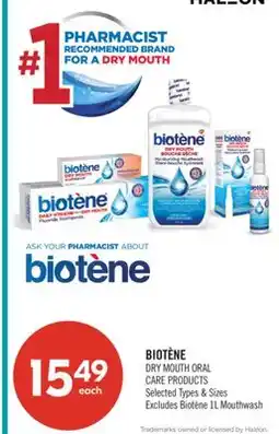 Shoppers Drug Mart BIOTÈNE DRY MOUTH ORAL CARE PRODUCTS offer
