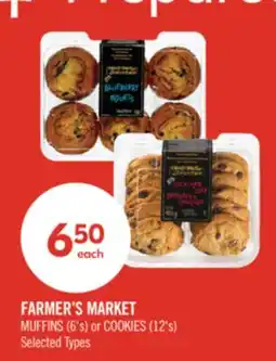 Shoppers Drug Mart FARMER'S MARKET MUFFINS (6's) or COOKIES (12's) offer