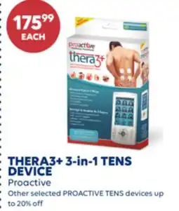 Wellwise by Shoppers Proactive THERA3+ 3-in-1 TENS DEVICE offer