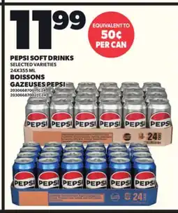 Independent City Market PEPSI SOFT DRINKS, 24X355 ML offer