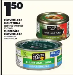 Independent City Market CLOVER LEAF LIGHT TUNA, 85/170 G offer