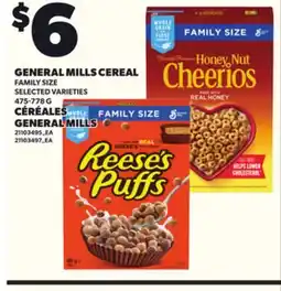 Independent City Market GENERAL MILLS CEREAL, 475-778 G offer