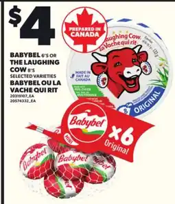 Independent City Market BABYBEL, 6'S OR THE LAUGHING COW, 8'S offer