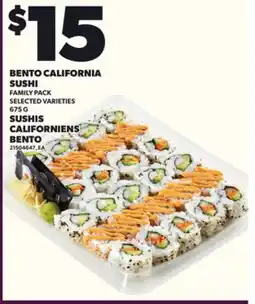 Independent City Market BENTO CALIFORNIA SUSHI, 675 G offer