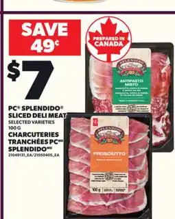 Independent City Market PC SPLENDIDO SLICED DELI MEAT, 100 G offer