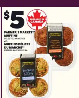 Independent City Market FARMER'S MARKET MUFFINS, 4'S offer