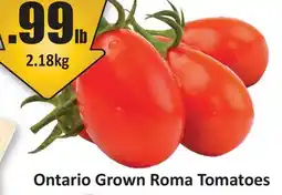 Starsky Ontario Grown Roma Tomatoes offer