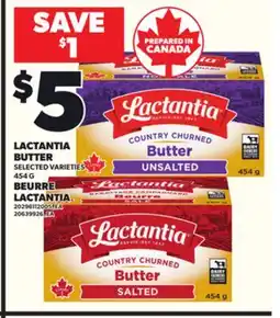 Independent City Market LACTANTIA BUTTER, 454 G offer