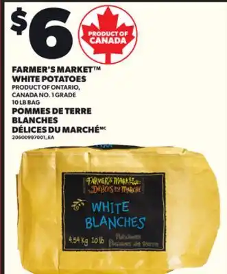 Independent City Market FARMER'S MARKET WHITE POTATOES, 10 LB BAG offer