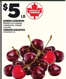 Independent City Market JUMBO CHERRIES offer