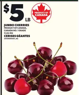 Independent City Market JUMBO CHERRIES offer