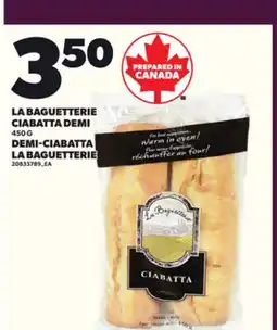 Independent City Market LA BAGUETTERIE CIABATTA DEMI, 450 G offer