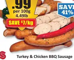 Starsky Turkey & Chicken BBQ Sausage offer