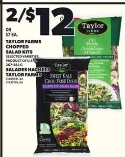 Independent City Market TAYLOR FARMS CHOPPED SALAD KITS, 267-383 G offer