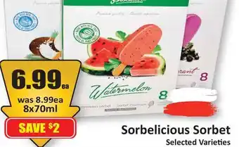 Starsky Sorbelicious Sorbet offer
