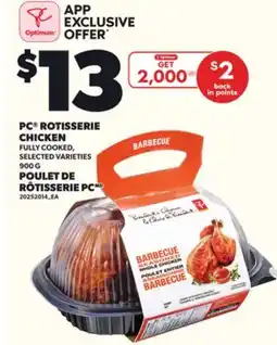 Independent City Market PC ROTISSERIE CHICKEN, 900 G offer