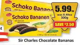 Starsky Sir Charles Chocolate Bananas offer