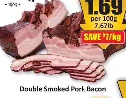 Starsky Double Smoked Pork Bacon offer