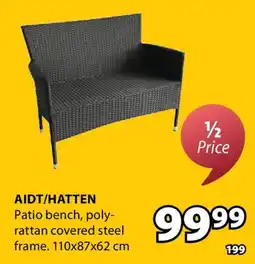 JYSK Aidt/Hatten Patio bench offer
