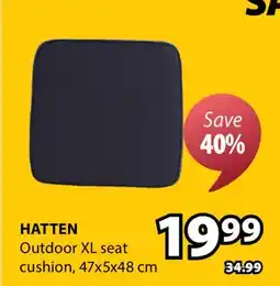 JYSK HATTEN Outdoor XL seat cushion offer