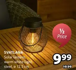 JYSK Svatlana Solar lantern offer