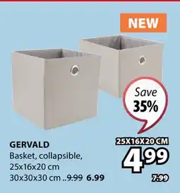 JYSK GERVALD Basket, collapsible offer