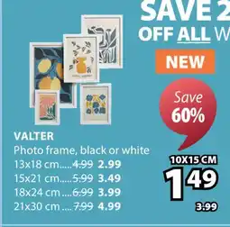 JYSK VALTER Photo frame offer