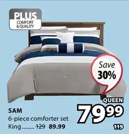 JYSK Sam 6-piece comforter set offer