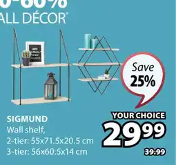 JYSK Sigmund Wall shelf offer