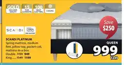JYSK SCANDI PLATINUM Spring mattress offer