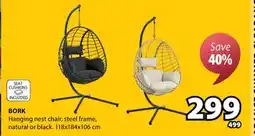 JYSK BORK Hanging nest chair offer
