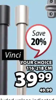 JYSK VINCI Single Curtain Rod Kit offer
