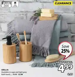 JYSK ORILLIA Available in sage and light grey offer