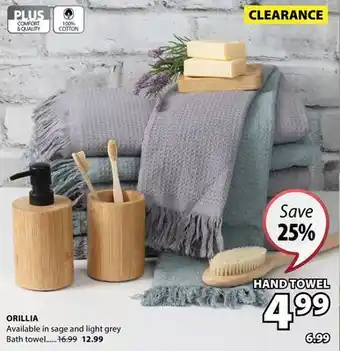 JYSK ORILLIA Available in sage and light grey offer