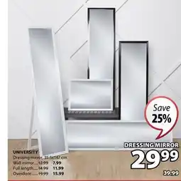 JYSK UNIVERSITY Dressing mirror offer