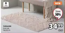 JYSK TUESILDRE Area rug offer