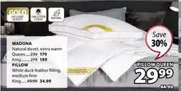 JYSK MADONA Natural duvet, extra warm offer