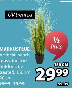 JYSK Markusflue Artificial beach grass offer