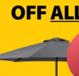 JYSK NAPPEDAM Standing market umbrella offer