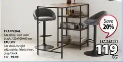 JYSK TRAPPEDAL Bar table offer