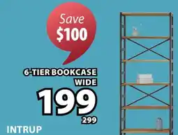 JYSK INTRUP 6-TIER BOOKCASE offer